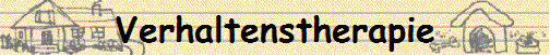 Verhaltenstherapie